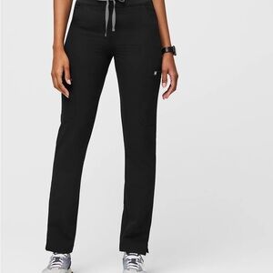 FIGS Yola High-Waisted Skinny Scrub Pants – Black